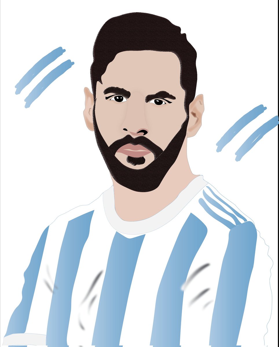Lionel Andrés Messi #illustrationart 

#Messi #digitalart #FIFAWorldCup    #Argentina #AdobeIllustrator