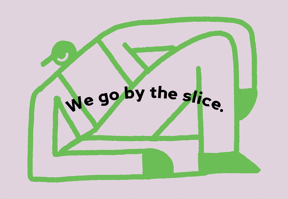 Meet Huge, the biggest slices of pizza you can find.
Very pleased work on the entire identity of this project.

Check it out on <a href="/behance/">Behance</a> 

be.net/gallery/158961…