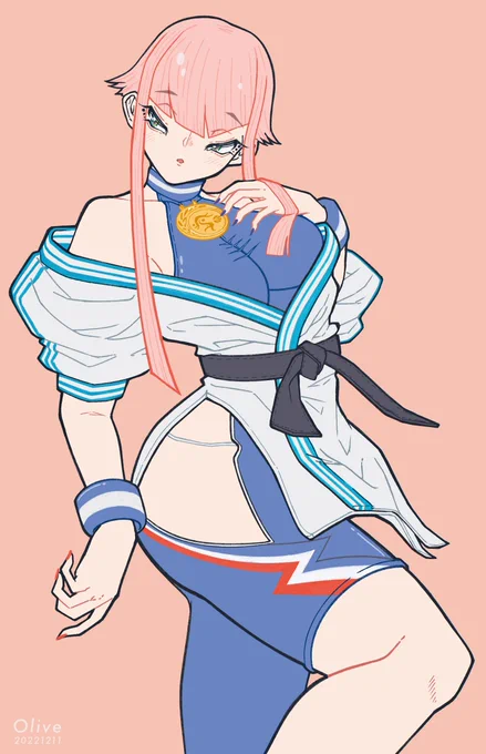 マノン。#格ゲーキャラ描こうぜ 
