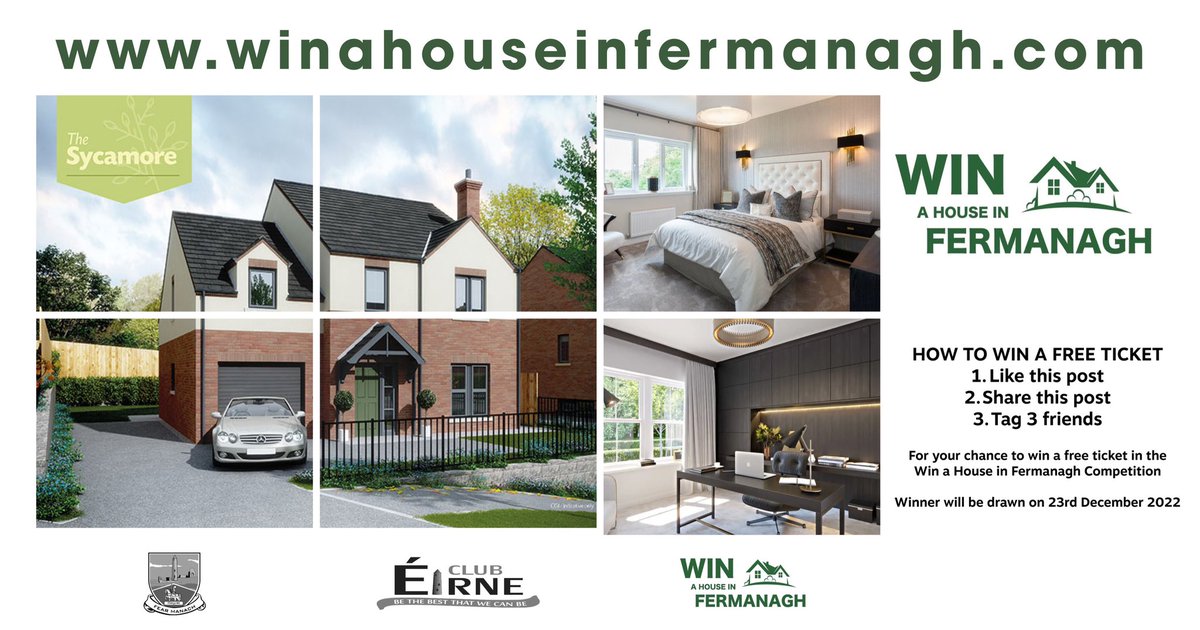 FermanaghGAA's tweet image. ᖴᖇEE TIᑕKET GIᐯEᗩᗯᗩY - winahouseinfermanagh.com

We are giving all of our followers the chance to win a free ticket for the ‘Win a House in Fermanagh’ Competition. 

All you have to do to enter is RETWEET this post as well as MENTION 3 friends in the replies.
