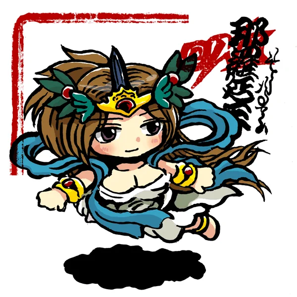 ONIシリーズのキャラ描く。『幕末降臨伝ONI』の那羅延天  #ONI 