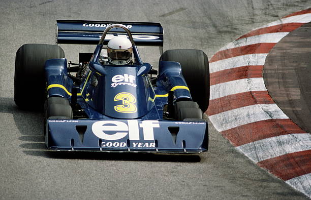 NetoDemetriou's tweet photo. Jody Scheckter, Tyrrell P34, Monaco, 1976. Photo: Tony Duffy. #F1 https://t.co/fL4lBz8AiK
