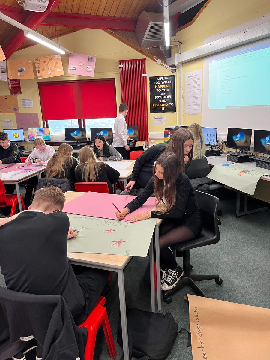 LochgellyHS_BEd's tweet photo. Great to see our S3 Business Management class all working hard to create products and posters for their Mini Enterprise activity. Loads of great ideas and fantastic entrepreneurship displayed by all! #employabilityskills @LochgellyHS https://t.co/6weMsz7a4T