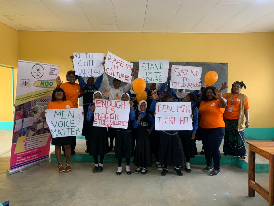 DAREM123456's tweet photo. The 16 Days of Activism Against GBV Was A Remarkable One As DAREM Stretched As Far As It Could With Backing From COMAGEND and GLOBAL FUND FOR WOMEN.
#Comagend
#GlobalFundForWomen
#End GBV
#16Days of activism
#Hearmeto
#End violence against women
#ReportRape
#End child marriage https://t.co/KN0LegA9lF