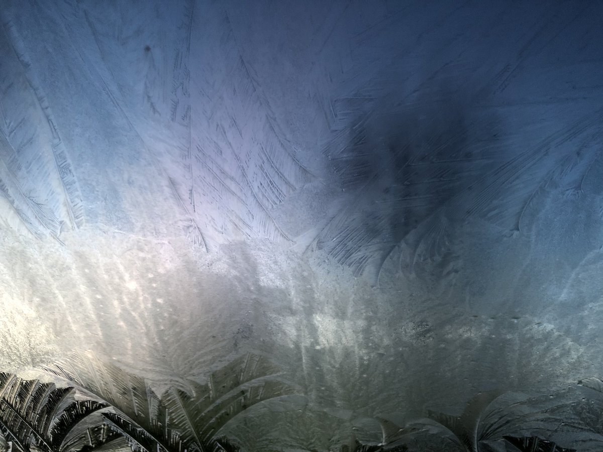 healingcentred's tweet image. Car windscreen this morning for early mum taxi run. 
#icepatterns #ice #pretty #winter