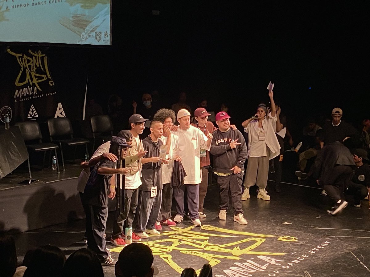 ANNOUNCEMENT OF WINNERS: Here are the winners of the Rookies Battle of Turnt Up Manila 2022!

CHAMPION: XAVI
1ST RUNNER UP: JACKIE
2ND RUNNER UP: MARTIN

Congratulations, Battlers! 🏆🔥

#HipHopAtItsFinest
#TurntUpManila2022
#LSDCStreetXAftermathXAK