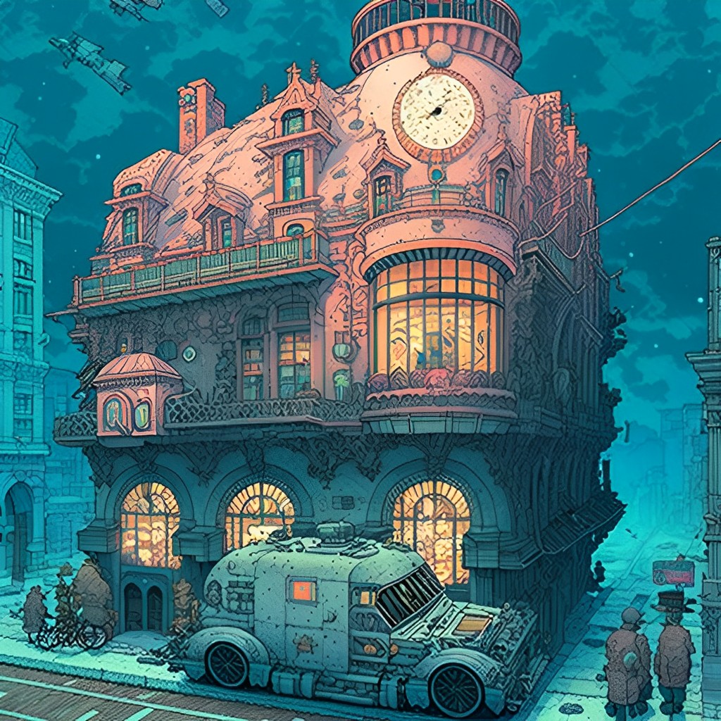 archtector108's tweet photo. messy archtecture #4
Police station with many cheerful officers.
陽気な警官が多い警察署

#midjourney #midjourneyV4 #digitalart #Aiart https://t.co/FQjB9oVU0F
