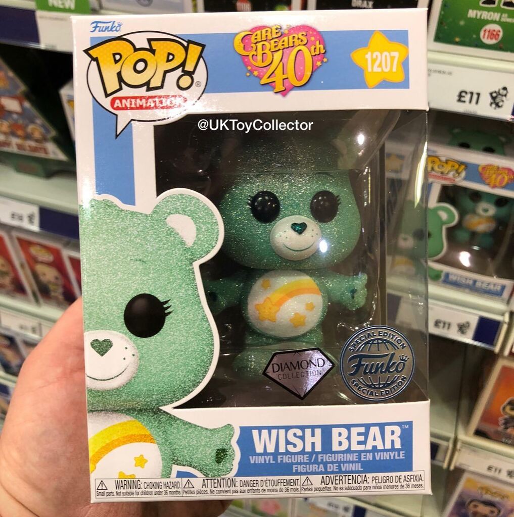 UKToyCollector's tweet photo. I spotted some of the very nice #CareBears 40th Anniversary @ FunkoPop by @Funko_Europe @funko @EntertainerToys @Entertainer_Toys Saturday 😃👍🏻

#WishBear
#CareALotBear
#ChampBear
#TrueHeartBear
#TheCareBears
#FunkoCareBears
#CareBears40thAnni… https://t.co/4MpegGwZcf https://t.co/JLarJkg5en