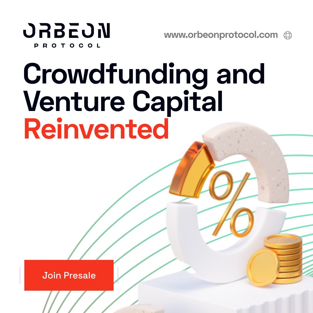 OrbeonProtocol's tweet photo. When venture capital is only reserved for a select few, you know there's a problem.
 
That's where Orbeon Protocol comes in. 💪

Get involved here: https://t.co/iJXRdPYOza

#CryptoNews #newcrypto #Bitcoin https://t.co/XNStFw516b