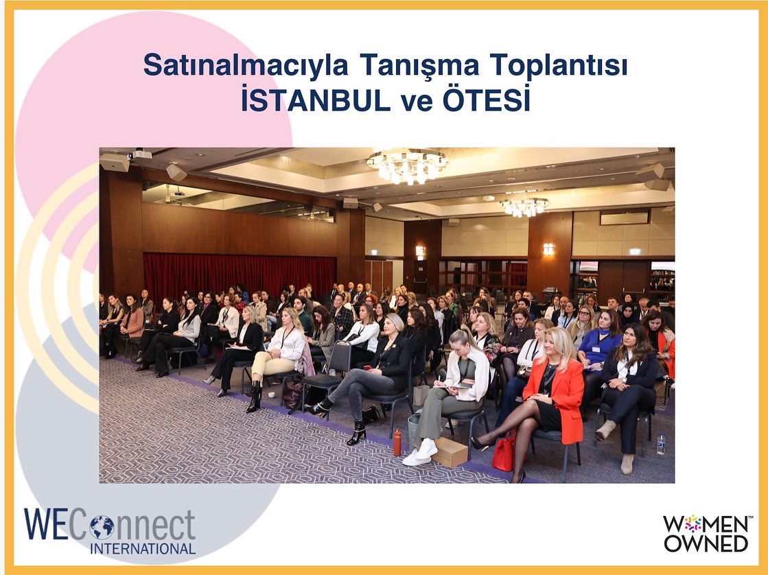 WEConnectTurkey's tweet photo. 8 Aralık’ta düzenlediğimiz "Satınalmacıyla Tanışma Toplantı"mızın sponsorları @exxonmobil ve @MarriottIntl , destekçileri @Barilla, @IFC_org, @JNJNews, @TUVAUSTRIATurk iş birlikleri için, tüm Kadın İş Sahiplerimize de katılımları için teşekkür ediyoruz!.
.
#meetthebuyer https://t.co/QJ8yd09j1T