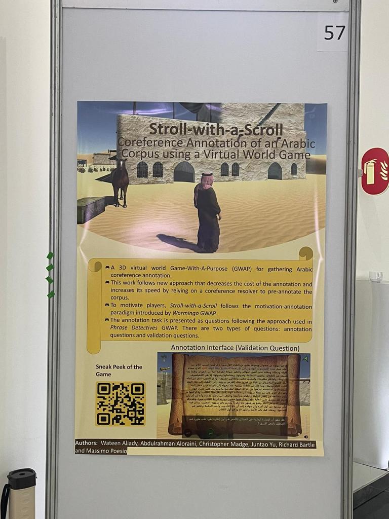 GamesNlp's tweet photo. @WANLP_Ar @emnlpmeeting A few more pictures from the past week @WANLP_Ar … https://t.co/zYxeCDCpY5