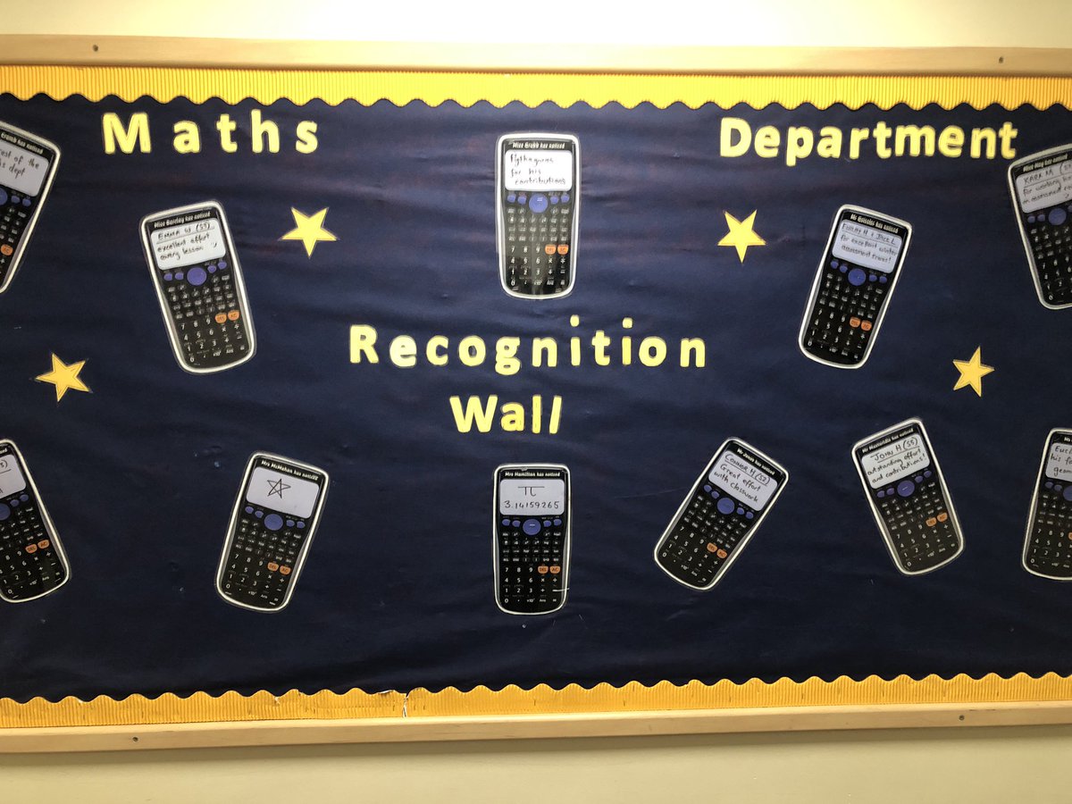 Our latest Maths Recognition Wall. Well Done everyone on your effort and participation! 🌟🌟