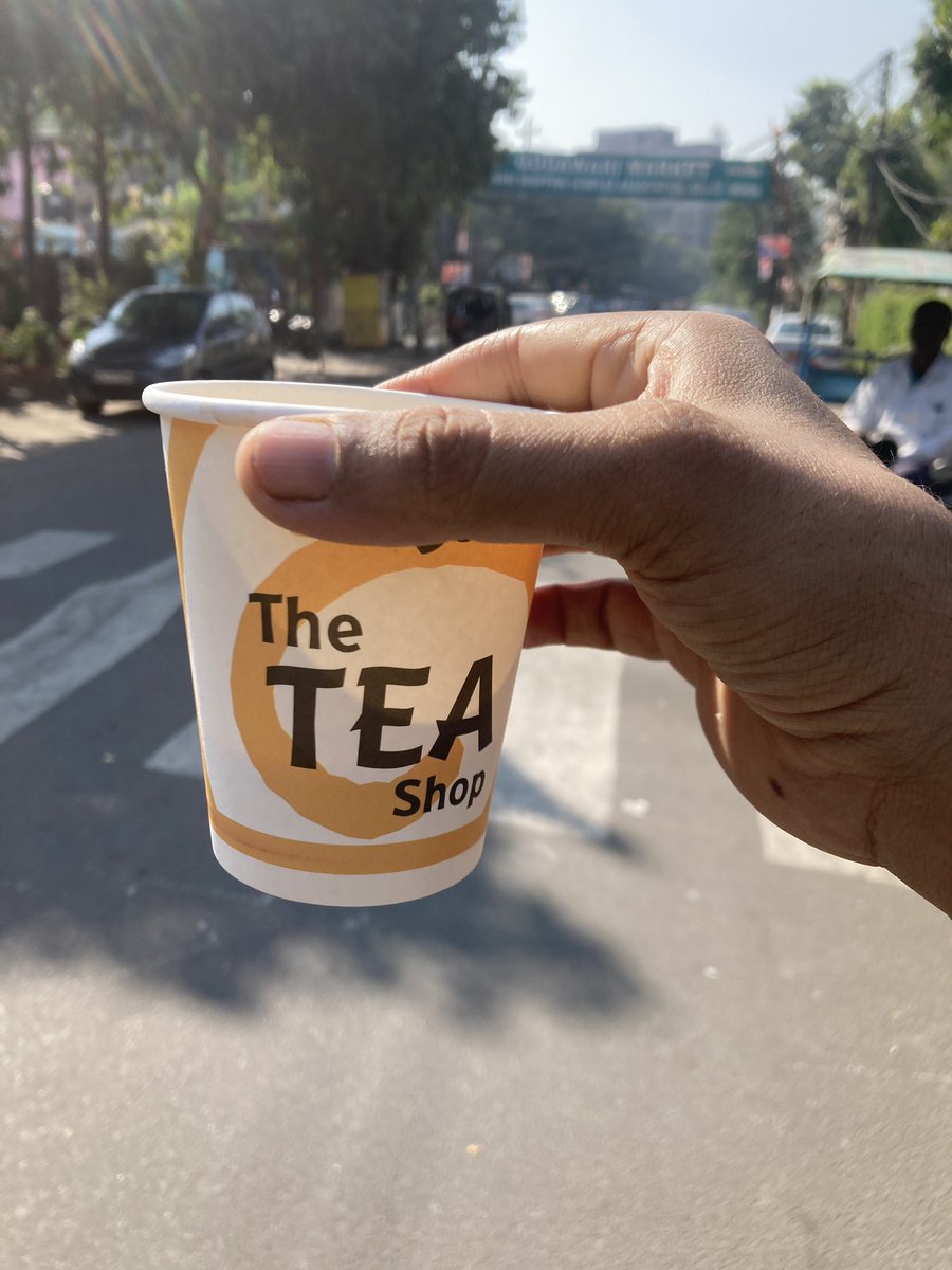 A small shop in Noida has been converting doodh patti chai lovers to liqueur tea lovers. 
A 55 year old tea planter started Teasta in 1996. He is 82 now, still running the show.