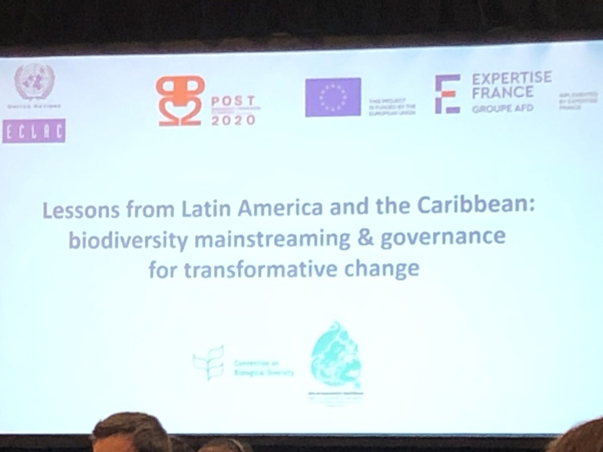 Lessons from Latin American &amp; Caribbean on mainstreaming #biodiversity <a href="/eclac_un/">ECLAC</a> #COP15 event: challenges in the involvement of #IndigenousPeoples &amp; Local Communities and the topic of Governance. Also an important challenge for #LTandCExamples and #linkingtourismandconservation