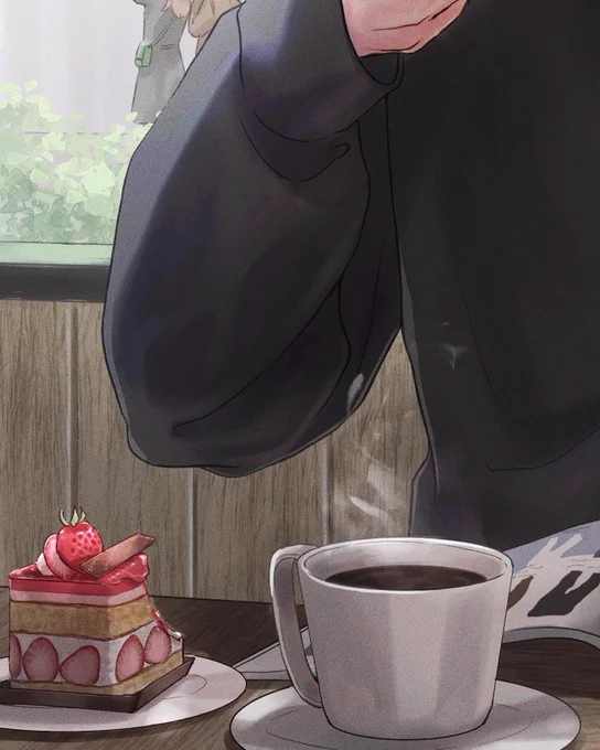 ぼかし無しケーキです 
