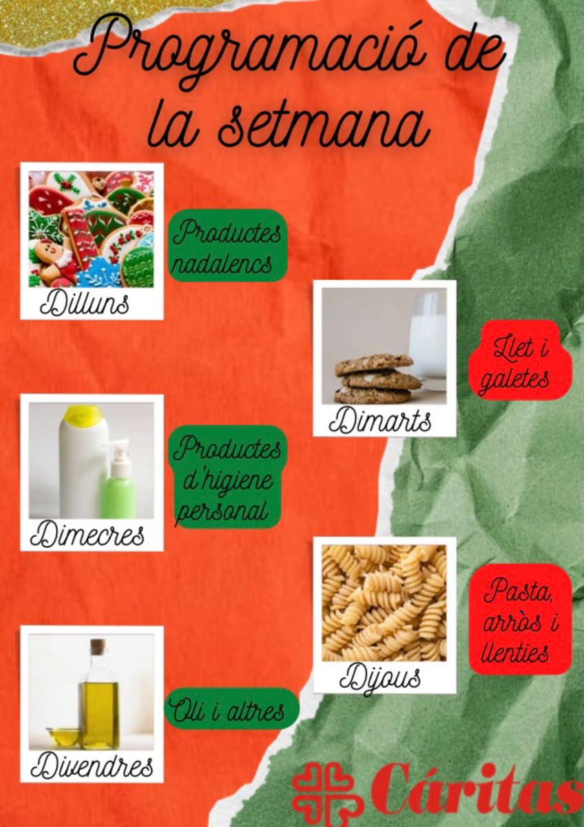 manyanetbegues's tweet photo. Setmana de #NadalSolidari per Cáritas Begues.

L’alumnat voluntari de l’ESO s’encarregarà de l’organització i la #recollidadaliments .

Infografies realitzades per l’alumnat de 2n d’ESO del taller de comunicació. 

#josocmanyanet #solidaritat #pastoral @CaritasCataluny https://t.co/A7z0R31wzu