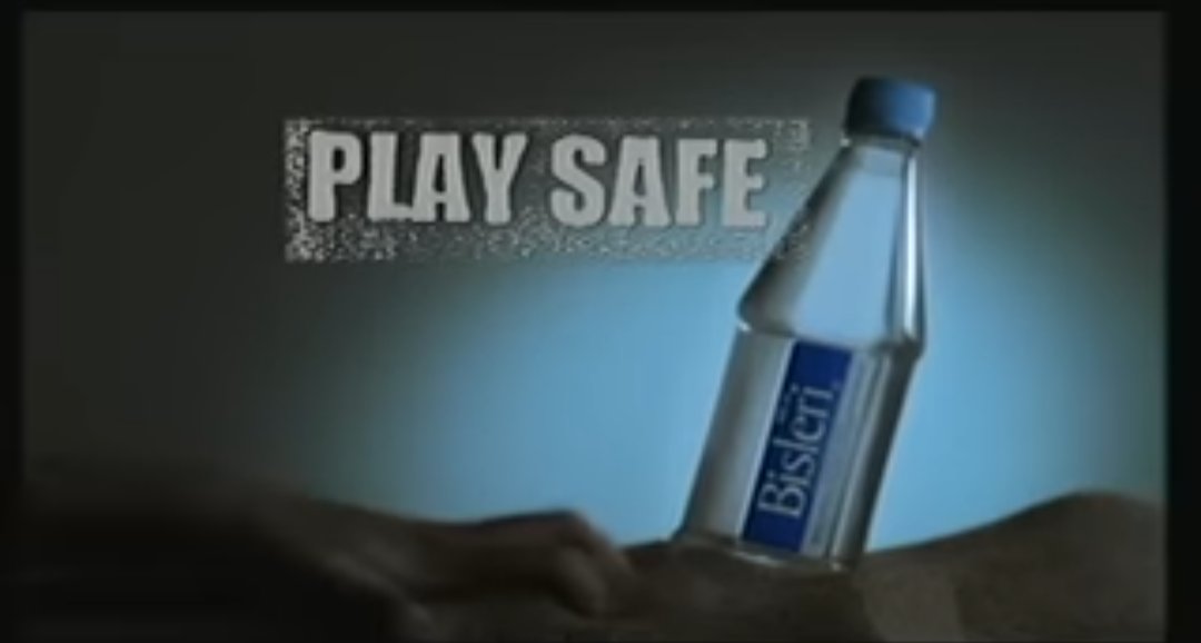 Bisleri. Play Safe. #shadowplay #bisleri #ad #tagline
