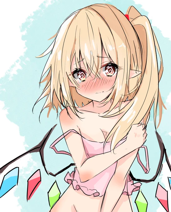 隠すフランちゃん 
