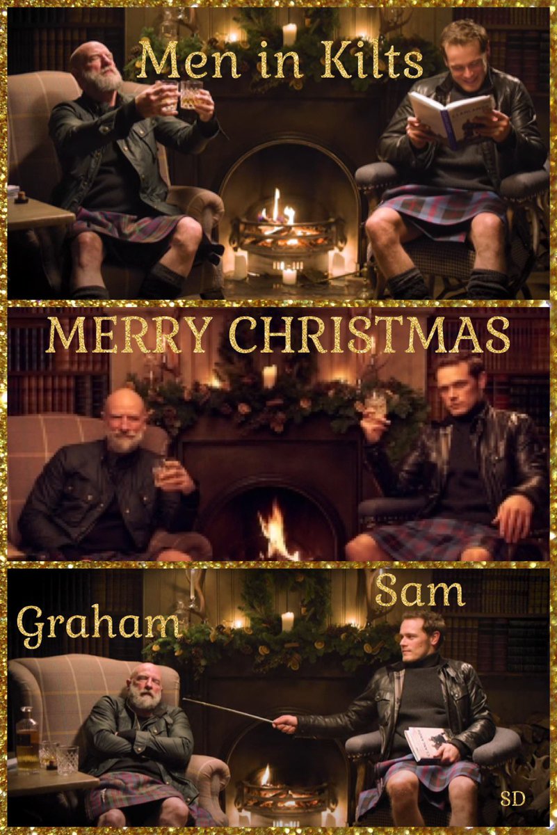 SusieD57's tweet photo. Two weeks until Christmas Day! 

@MenInKiltsSTARZ 
@SamHeughan 
@grahammctavish 
#SamAndGraham https://t.co/5StmqYx4xp