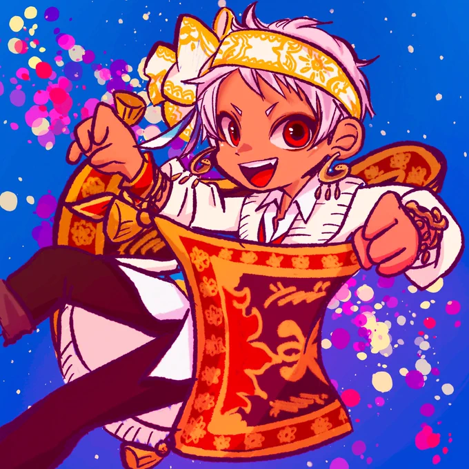 かりむだね〜初めてからずっとかりむ描いてた #お前らツイステの最初の推し誰だよ 