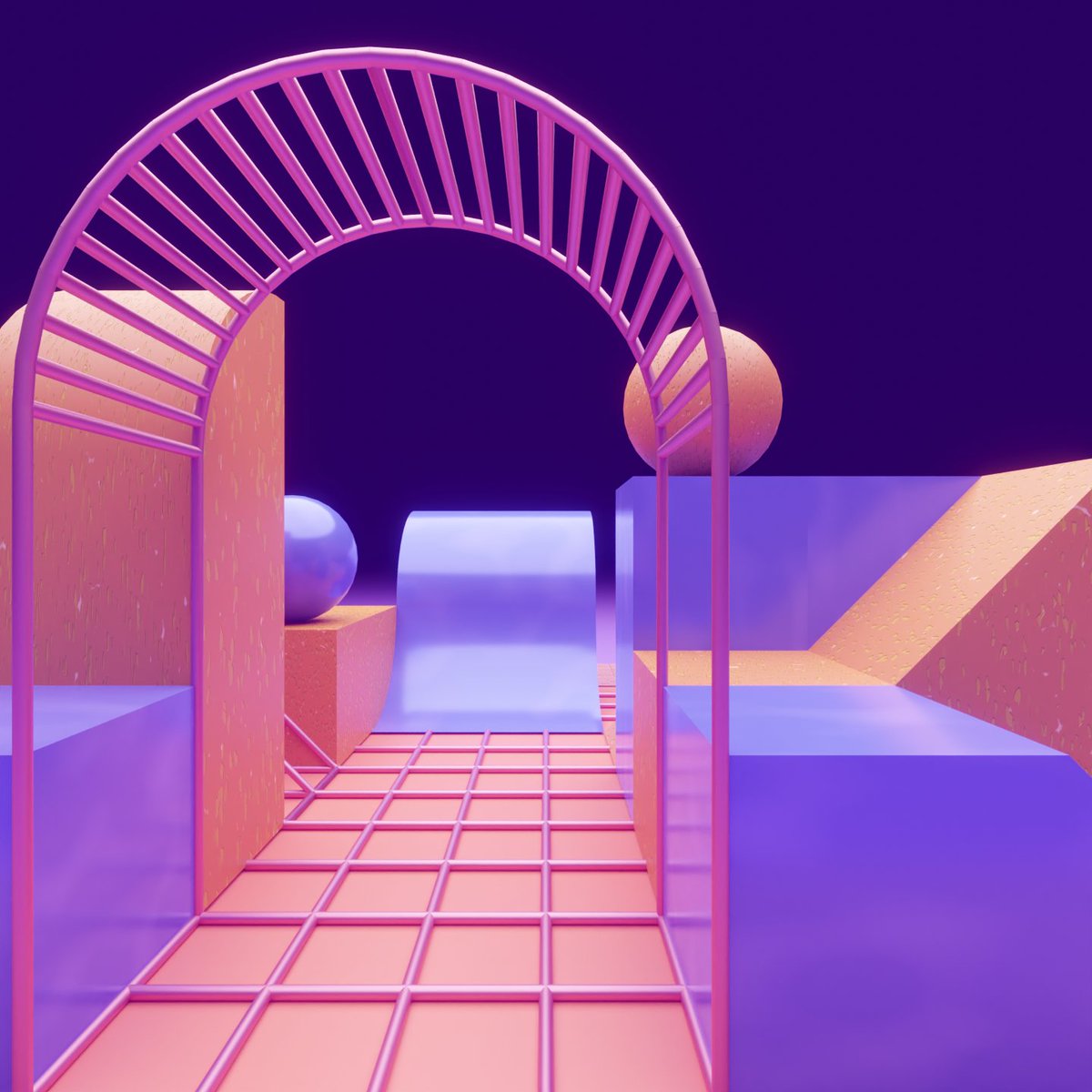 nodexdev's tweet photo. Ramping up with a Geometric Composition.
#blender3d #blendercycles #blender #3dgeometricart #render #3dcomposition #3dart https://t.co/rckr94s2li