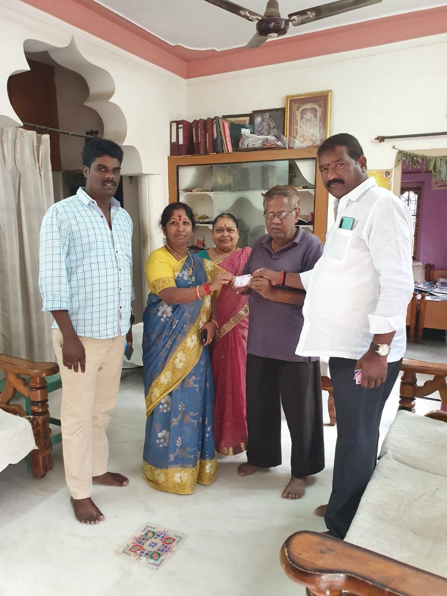dctellapur's tweet photo. #Chairperson madam has moved to every #beneficiary of #newPensions and handedovered. Worth appreciated. 
@GMRMLAPTC 
@MinisterKTR 
@HarishRaoOffice https://t.co/BuL0YSSJMQ