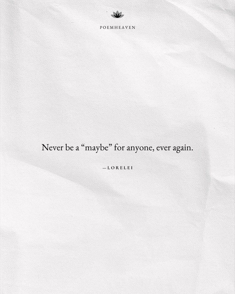 don’t do that to yourself again.