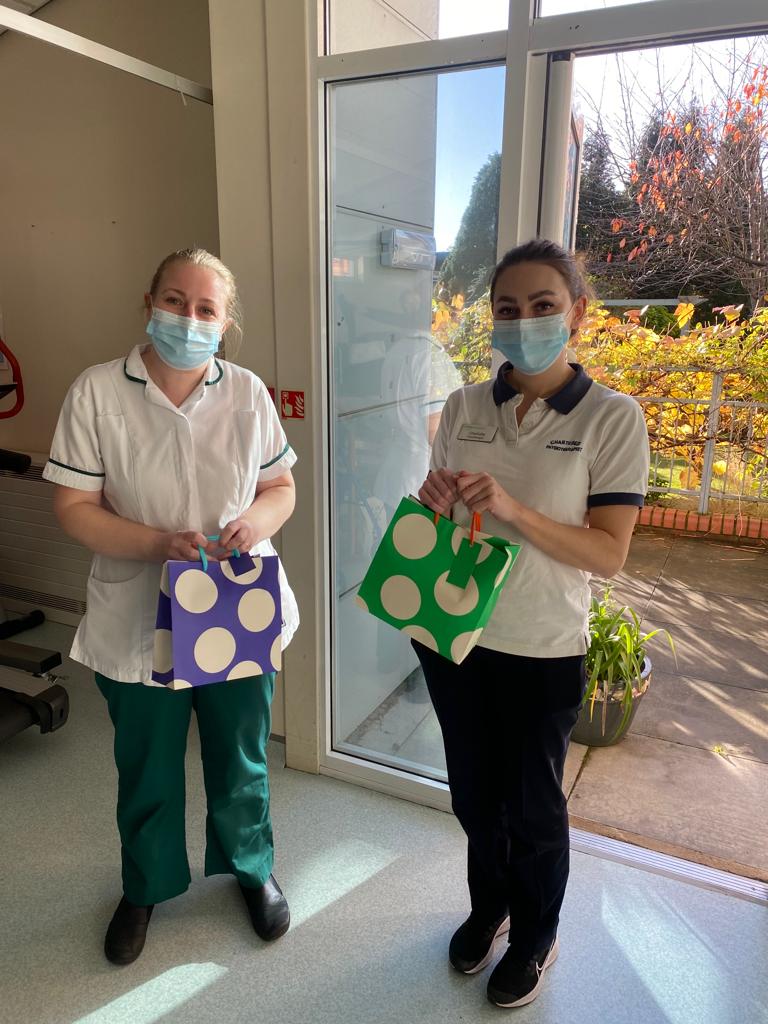 HasuHill's tweet photo. Lovely patient feedback for 2 of our new therapists on the stroke therapy team. Thank you very much for all your hard work and may you continue to blossom 🌸 https://t.co/vUBU1k8ly1