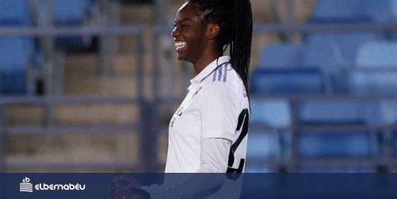 RealMadridCFfem's tweet photo. Naomie Feller se luce y convence en el Real Madrid Femenino https://t.co/41HOnObTTi https://t.co/mMWy7HGeCV