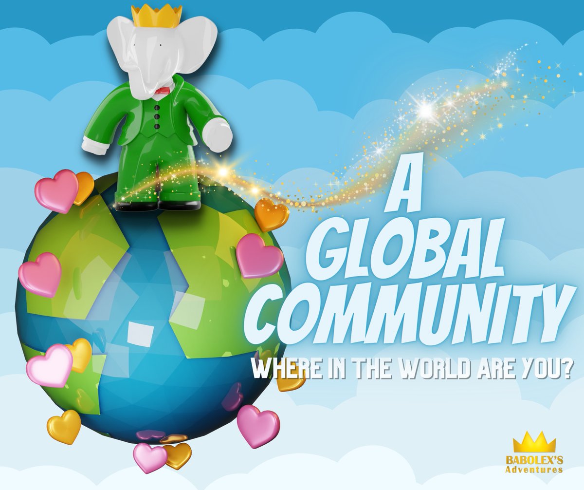 Babolex's tweet photo. As Babolex grows so does our community!
Your excitement and participation are contagious!
Spread across the globe, united by Babolex 🌐
Tell us where you are from?

#babolex #nftcommunity https://t.co/RNkpjwPgsV
