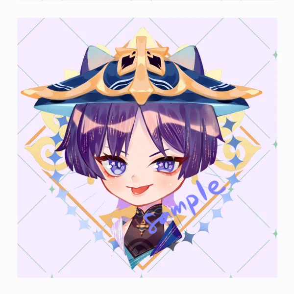 Holding a sale on my shop until 13th to celebrate scara coming home. link below what did you guys name him? I named mine Kuniyuki  #scaramouche #Genshinlmpact #原神 #TheWanderer 
