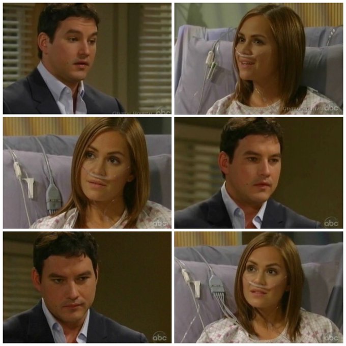 Port_Charles1's tweet photo. #OnThisDay in 2009, Rebecca told Nikolas she would keep his affair with Elizabeth secret as she wanted another chance with Lucky #Necca #GH #GeneralHospital https://t.co/SAu13GRv8B
