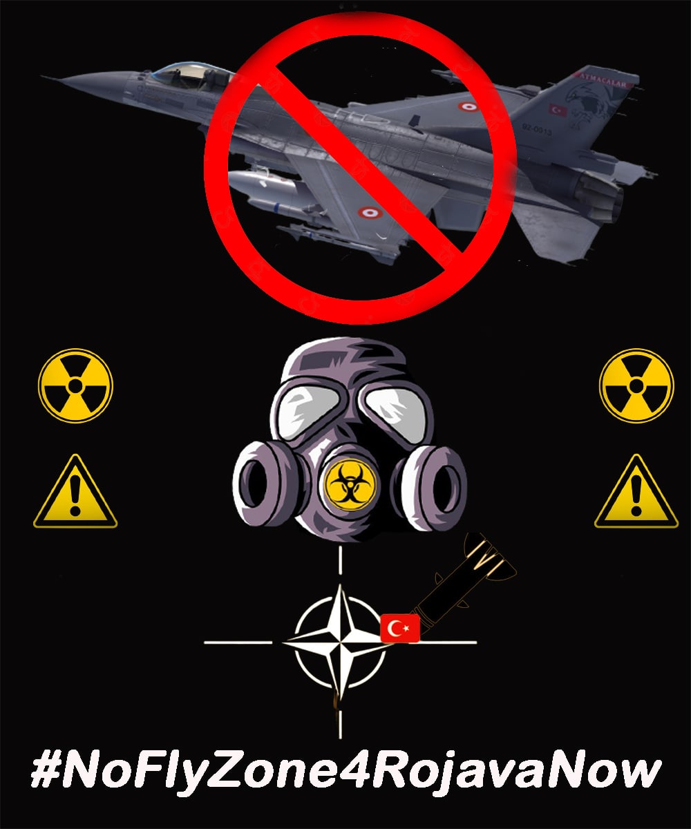 The Rojava Revolution is a revolution for the people and for freedom, against one of the most barbaric coalition fronts in the world, IS-TC.
Everyone with a humanitarian ideology should support this revolution!   #NoFlyZone4RojavaNow