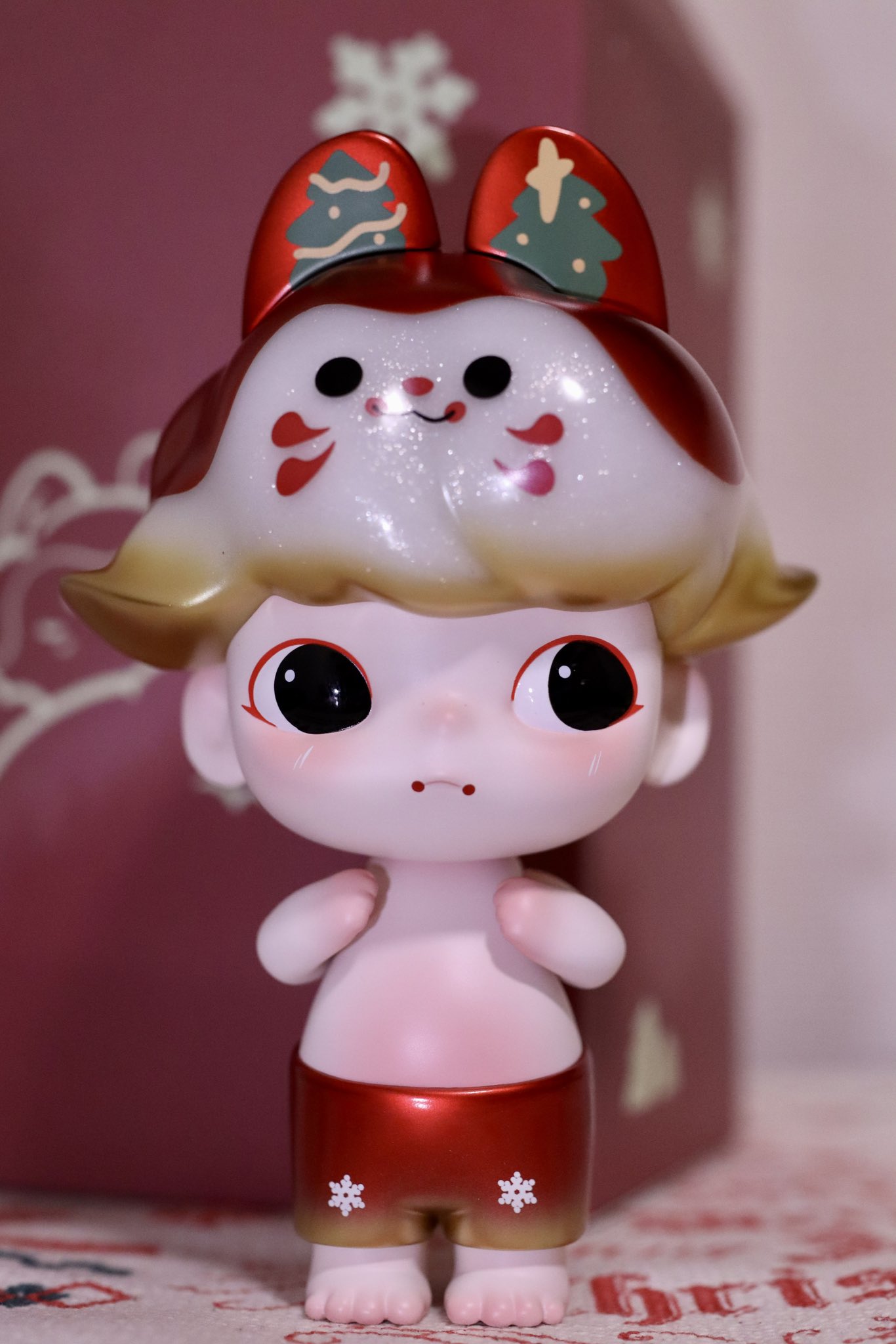 DIMOO 犬張子サンタコスチューム クリスマス限定商品POP MART ショッピ 