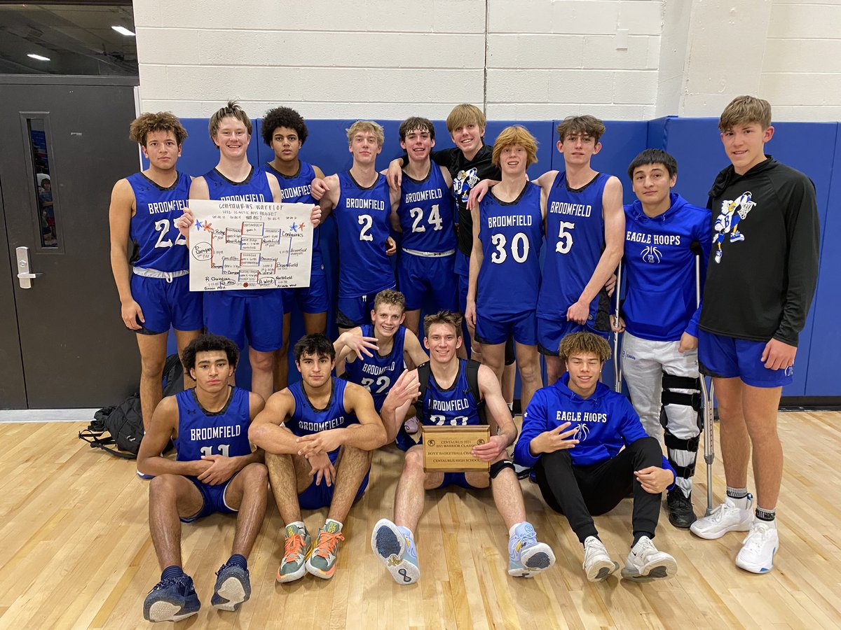 Thanks to @CHSWarriorhoops for hosting us in the Boulder Valley Invite.  Proud of our guys for finding a way 🏆 #appreciation