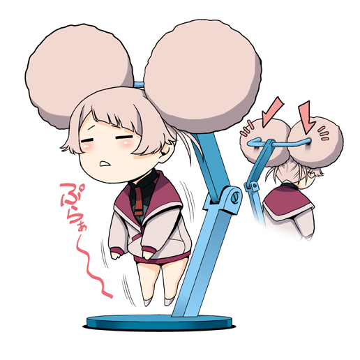 チュチュパイセンのプラモ出たら、アクションベースとのジョイント、こうなるかな? 