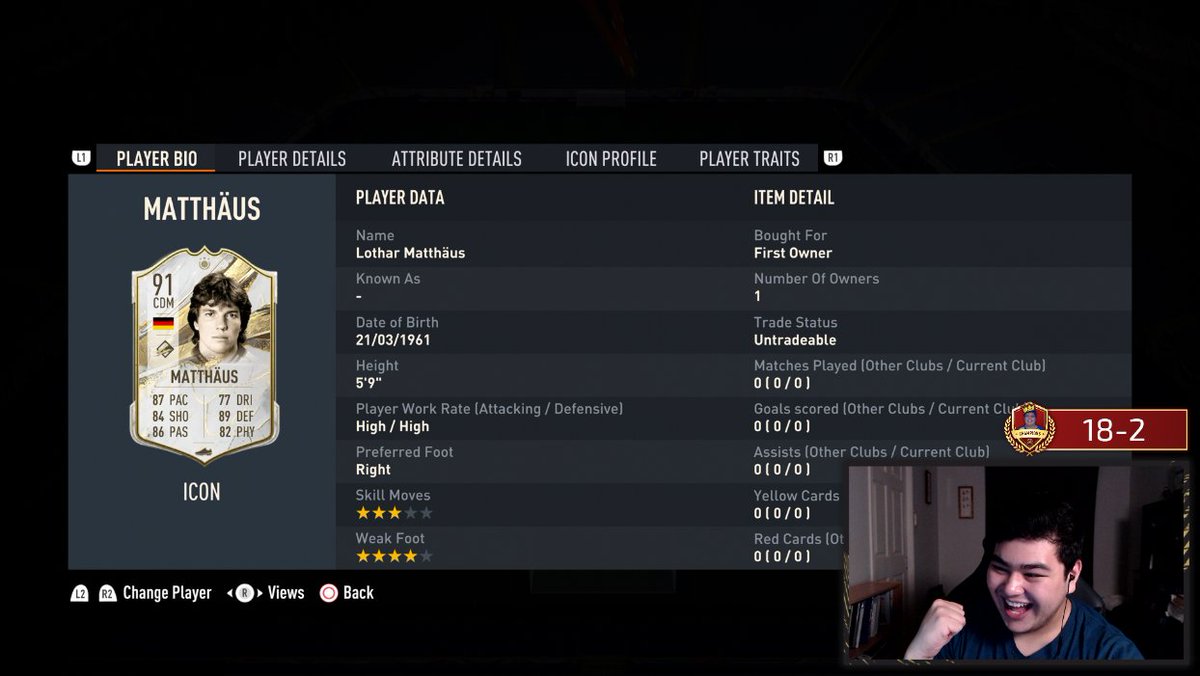 Unreal stream tonight. 18-2 on the #KyrenRTG, Smolarek from our WC Hero PP + this boi from our ICON pack! 👇😍

Appreciate all who tuned in. Gonna be our last stream for a while as I'm traveling with the fam for the holidays. Hope you guys have a great one, we'll see you soon. ❤️