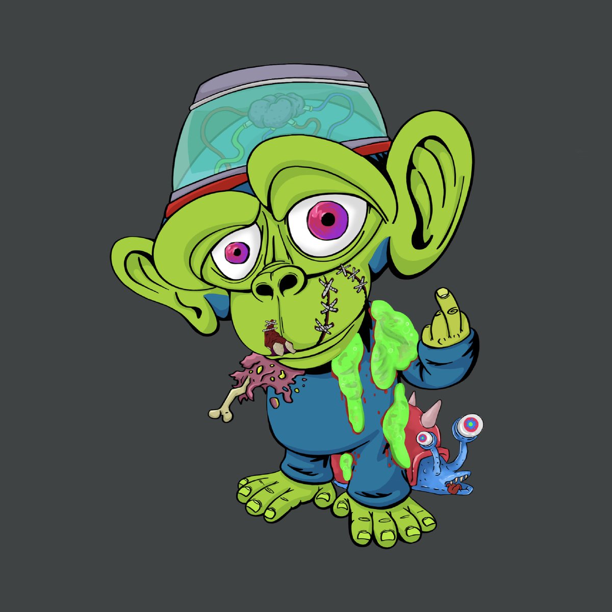 🎉 #GiveawayAlert  🎉

We will #Giveaway 💎 #Mutant 🧪 #FknApe🖕#433 
... in 24 hours ⏰

Just RT 🚀and🤝Follow ❤️ <a href="/FknArtist/">Ilya Biryukov</a> 🎨

#FknApes 🖕🐵 #LFKNG 🚀#WAGFKNMI❤️