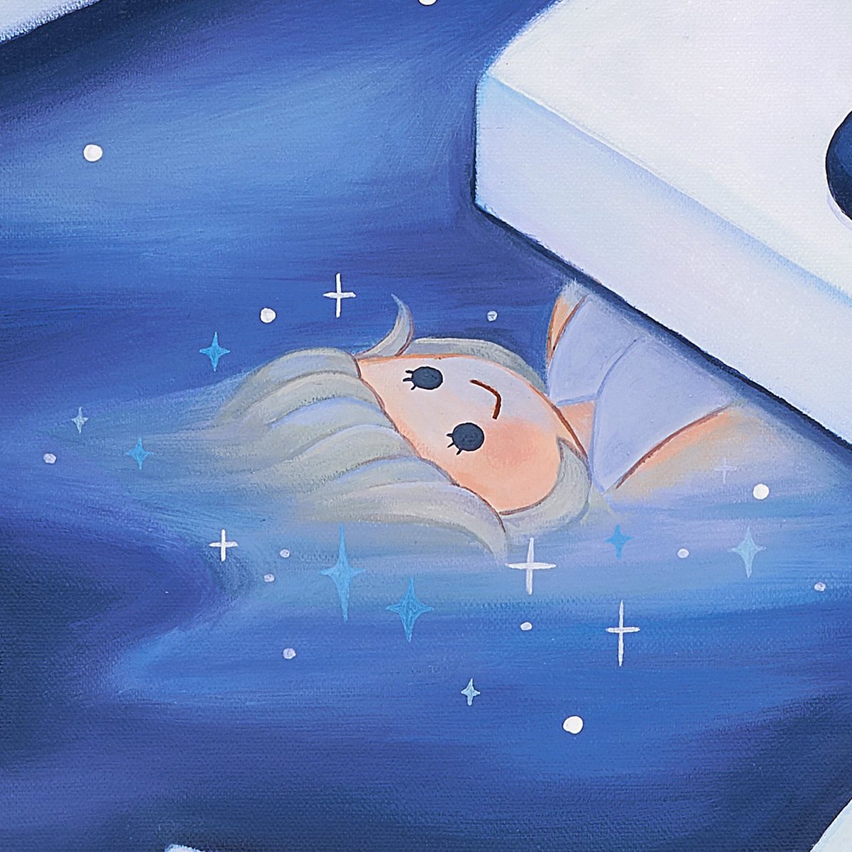 fahfahsnpth's tweet photo. Midnight (2022) 🖤Sold🖤
— Don't let the darkness take over your mind! —

. Acrylic on canvas
. 80 x 80 cm 

😈
Super Rare Snowy Fairy has been swallowed up by the dark side. Return on a snowy night. Perhaps the one who found them was jinxed by the fairy

#WhenSnowflakesFall https://t.co/MkmumQeuZp