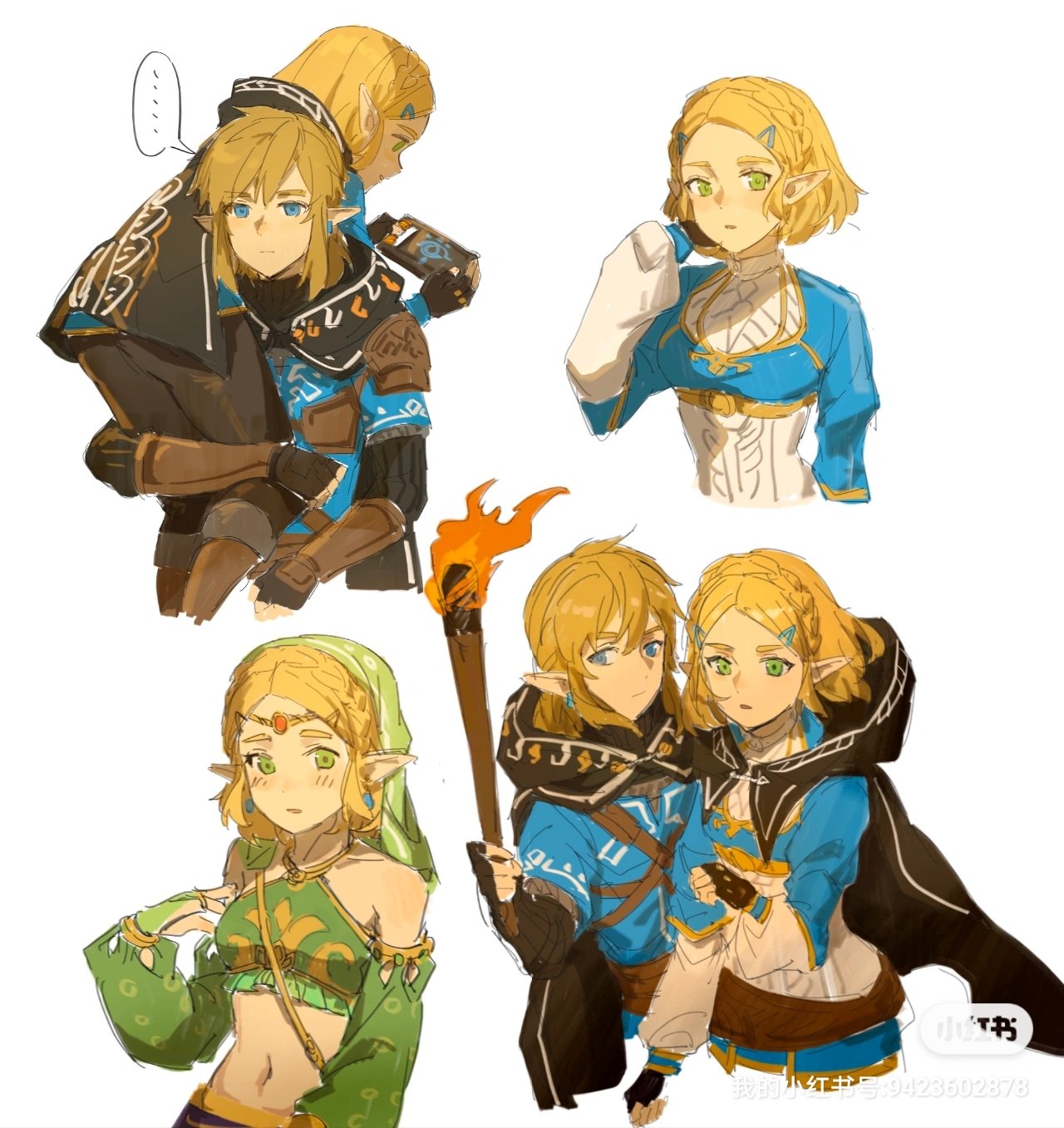 无显 on X: #TOTK #BOTW #Zelda #Zelink #リンゼル  / X