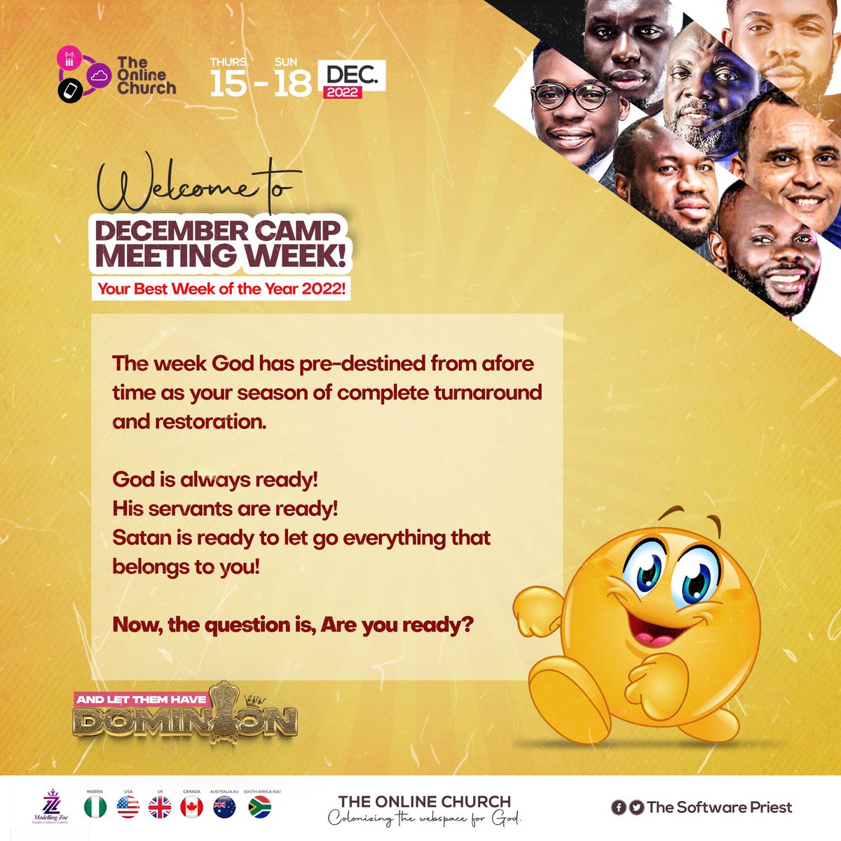 PGTEtim's tweet photo. The week you’ve been praying for is here! 

#TheOnlineChurch #DecemberCampMeeting https://t.co/pqcbTocr9i