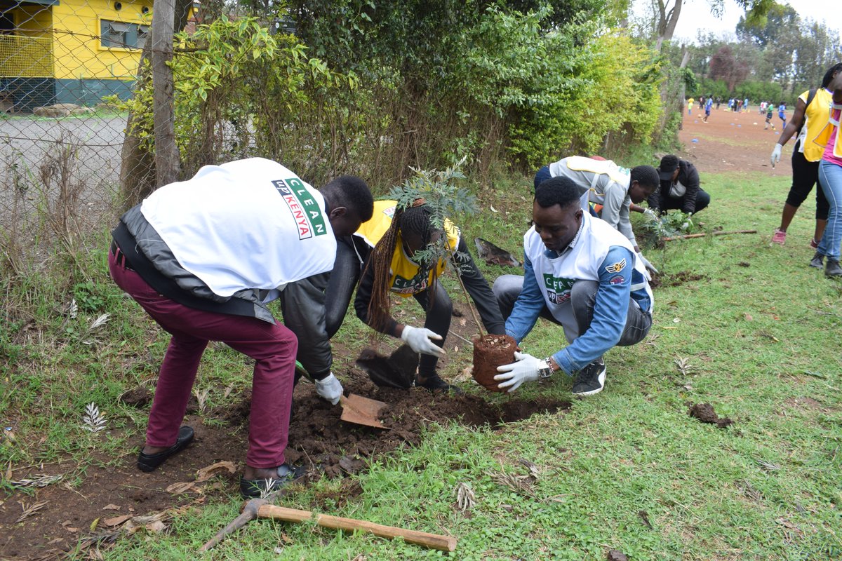 Yesterday we were in Dagoretti Corner. Cleanup and community sensitization. Tomorrow catch us in Buruburu if you can for a Children's Sanitation Clinic!