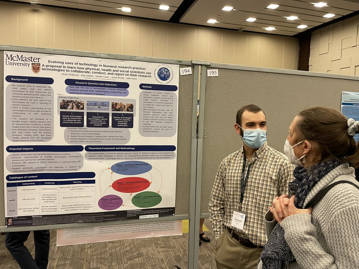 Thanks <a href="/ArcticNet/">ArcticNet</a> for a fantastic #ASM2022! A busy week, so good to share updates on various projects, and to reconnect with friends and colleagues.  <a href="/McMasterSEES/">McMaster SEES</a> <a href="/McMasterScience/">McMaster Faculty of Science</a> <a href="/NUArcticCollege/">Nunavut Arctic College</a>