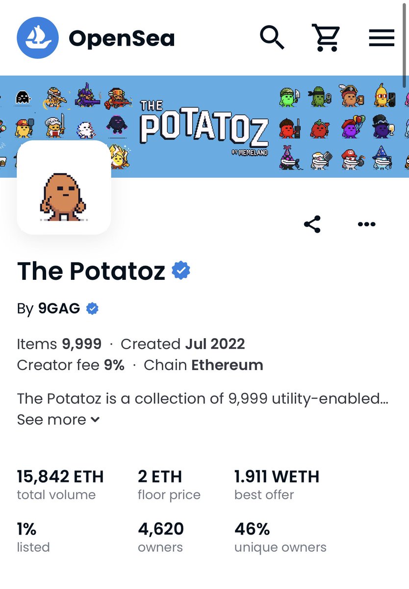Gramr (@gramrnft) on Twitter photo I minted <a href="/Memeland/">Memeland ❤️ Memecoin</a> mvp for 5.3 eth and got 3 potatoz airdrops which is already cover the cost of an mvp.
If you missed the mvp, don’t miss the captainz mint on Jan 4th. I minted <a href="/Memeland/">Memeland ❤️ Memecoin</a> mvp for 5.3 eth and got 3 potatoz airdrops which is already cover the cost of an mvp.
If you missed the mvp, don’t miss the captainz mint on Jan 4th.