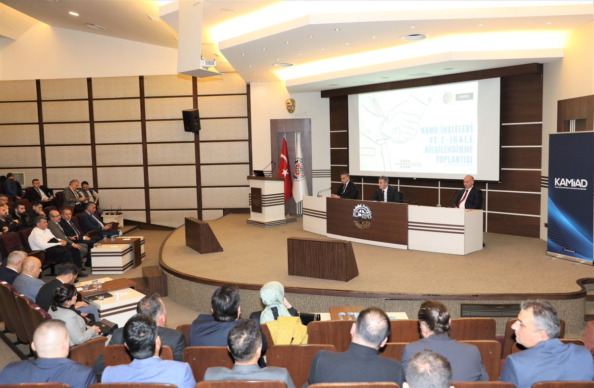Mehmetffidann's tweet photo. 1⃣@kamiadtr ailesi olarak ilkini düzenlediğimiz "Kamiad Türkiye Buluşmaları"kapsamında  @ihalegovtr iş birliğiyle düzenlenen "Kamu İhaleleri ve E-İhale Bilgilendirme Toplantısı" #GaziantepTO ev sahipliğinde @KamuIhale1 Grup Başkanı Celal Şahbudak'ın katılımıyla gerçekleştirildi⤵️ https://t.co/p5nW0p8913