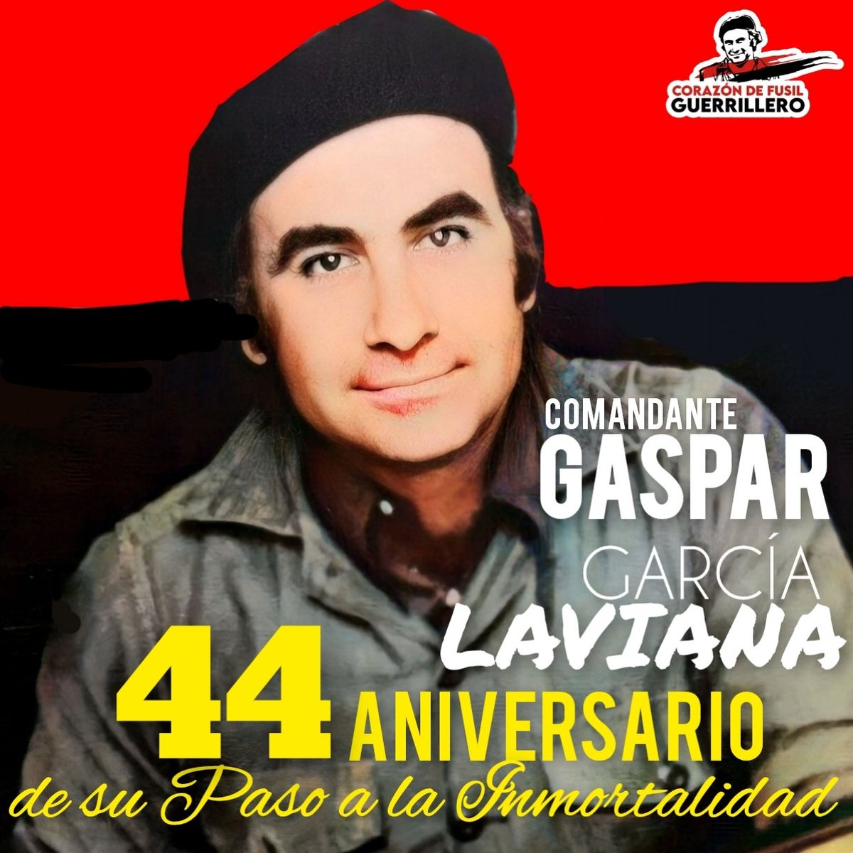 CorazonFusil's tweet photo. 44 Aniversario del Paso a la Inmortalidad del Sacerdote y Cmdnte. Del FSLN, Gaspar García Laviana, la cual cae combatiendo a la Guardia Somocista en Cárdenas, Rivas, al frente de la columna guerrillera Benjamín Zeledón.✊🏻❤️🖤
Presente! 
#DiciembreAlegriasFamiliares 
#Nicaragua 🇳🇮 https://t.co/csiRbXCwX1