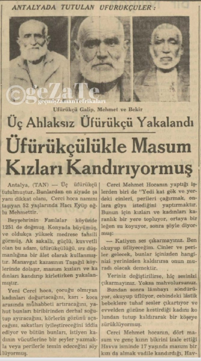 Sene 1938
Din kisvesi altında genç kızlara tecavüz eden sapıklar.
Bitmiyorlar...