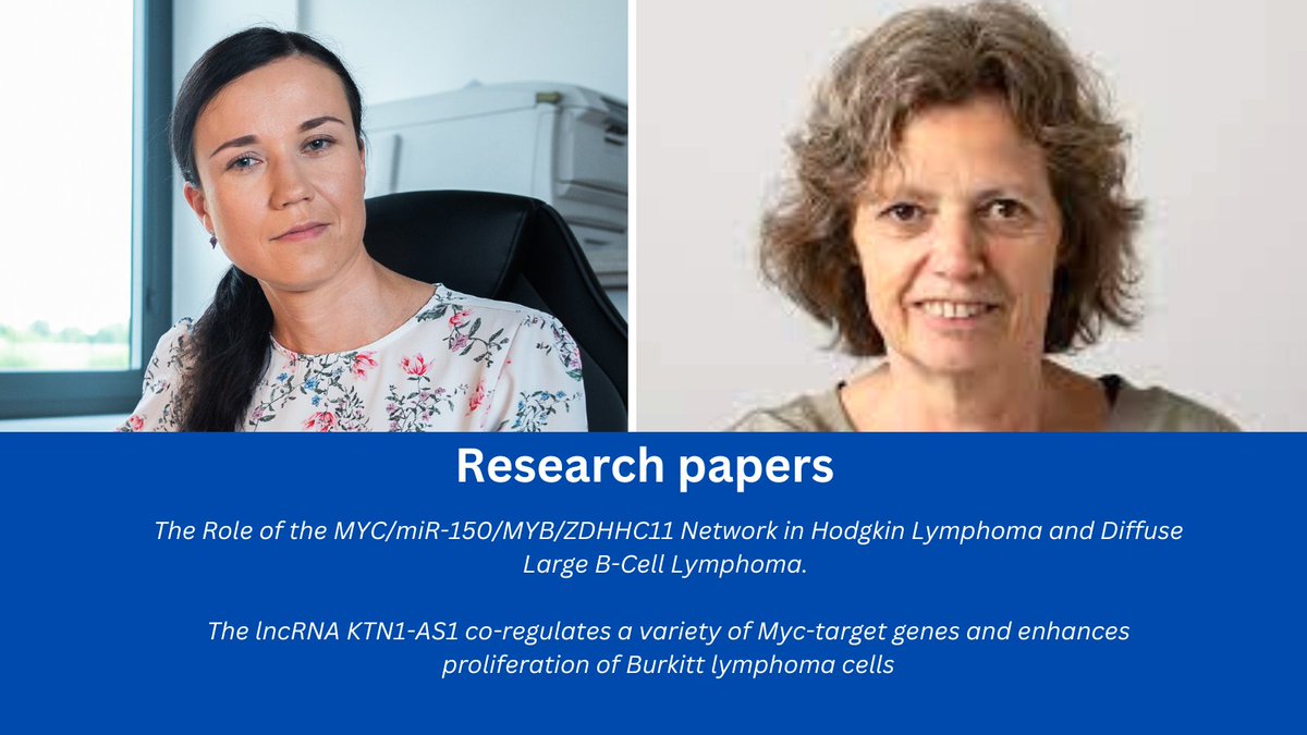 NEXT_LEVEL Project (@nextleveleu) on Twitter photo We recommend your attention to two publications on #lymphoma resulting from the collaboration of research teams led by <a href="/AgDzikiewicz/">Agnieszka Dzikiewicz-Krawczyk</a> from <a href="/igcpan/">Instytut Genetyki Człowieka PAN</a> and <a href="/AnkevandenBerg4/">Anke van den Berg</a> from @UMCG.
tiny.pl/w5x81
tiny.pl/w5x8
#hodgkin #burkitt #oncology
<a href="/crighent/">CRIG</a> <a href="/uni_ulm/">Universität Ulm</a> We recommend your attention to two publications on #lymphoma resulting from the collaboration of research teams led by <a href="/AgDzikiewicz/">Agnieszka Dzikiewicz-Krawczyk</a> from <a href="/igcpan/">Instytut Genetyki Człowieka PAN</a> and <a href="/AnkevandenBerg4/">Anke van den Berg</a> from @UMCG.
tiny.pl/w5x81
tiny.pl/w5x8
#hodgkin #burkitt #oncology
<a href="/crighent/">CRIG</a> <a href="/uni_ulm/">Universität Ulm</a>