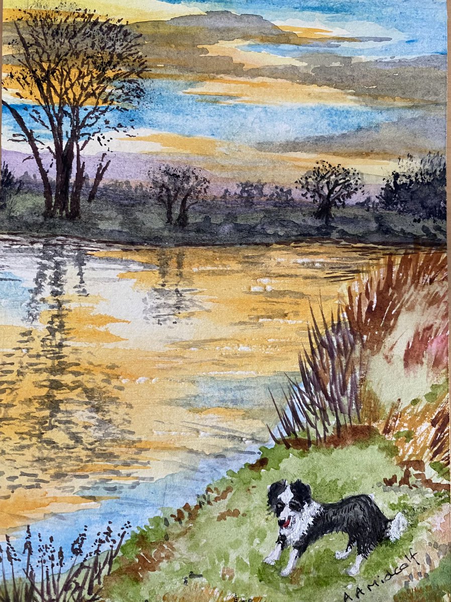 PopAAM's tweet photo. @twitrartexhibit #TAE23 Just about to send ‘River Tees Walk’ to 🇨🇦 Canada. https://t.co/Tu5C8ZLGDt