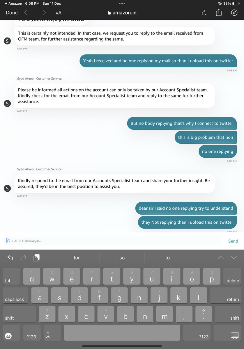ArvindK03521773's tweet image. Worst quality service of Amazon they fooled me because they said off team handled it but your off team not replying my mail so than I upload my problem on twitter but here same thing happen #deleteamazonapp #amazonworst #badserviceamazon